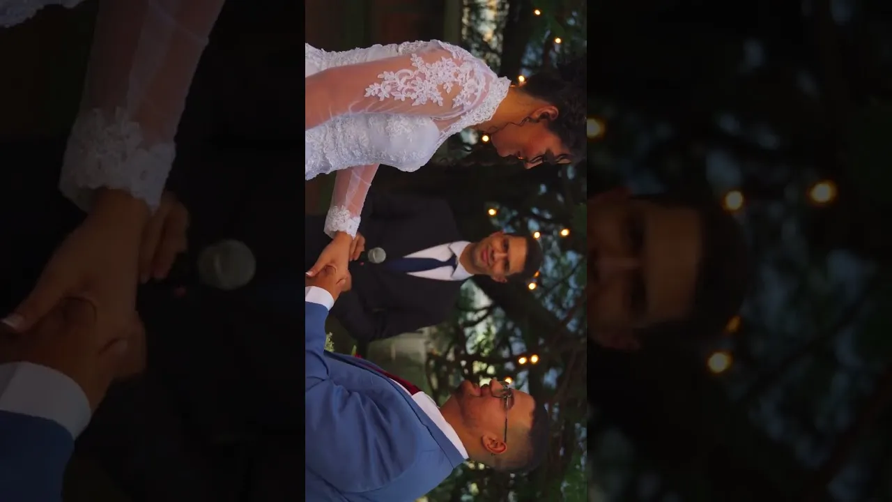 Cena do filme de casamento em Campinas, SP
